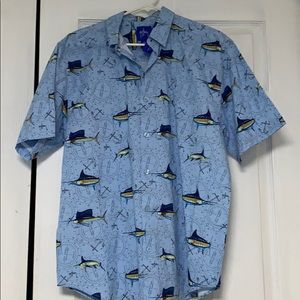 Guy Harvey Button Up collard shirt